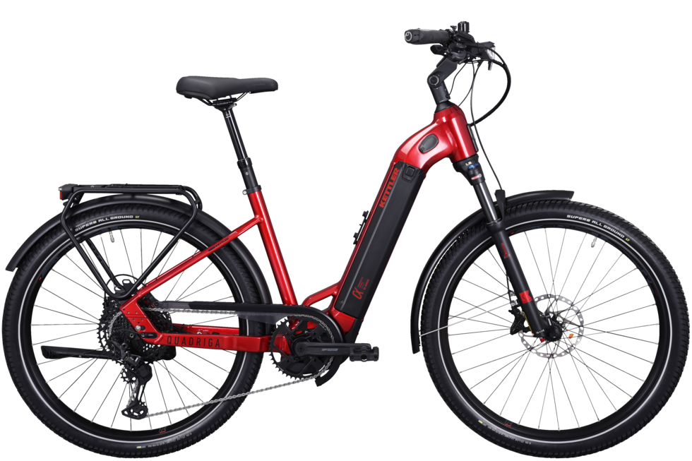 KETTLER Alu-Rad Quadriga DUO CX12 2021 chrome red shiny 27,5 Zoll 50 cm