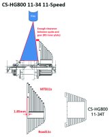 Shimano Kassette Ultegra CS-R8000 11- Gang, 11-25 Zähne Box