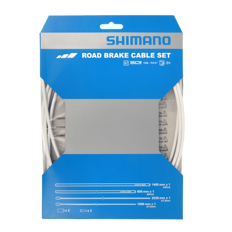 Shimano Bremszugset Road SIL-TEC SP41 weiss Blister