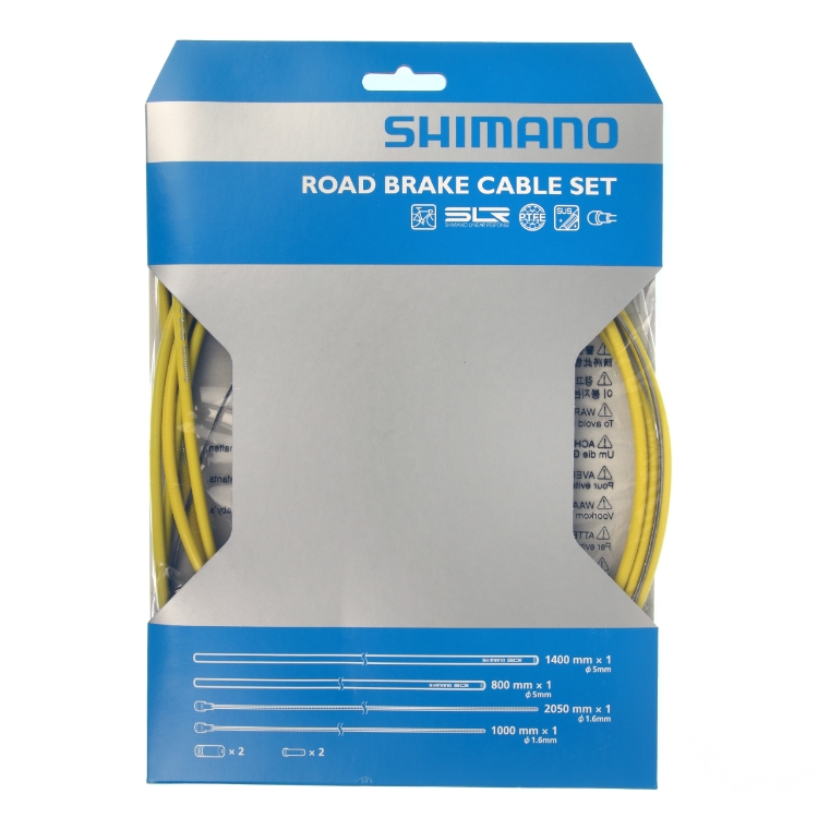 Shimano Bremszugset Road SIL-TEC SP41 gelb Blister