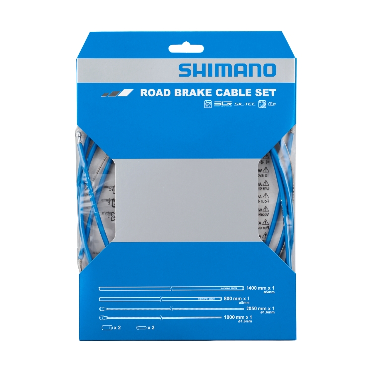 Shimano Bremszugset Road SIL-TEC SP41 blau Blister