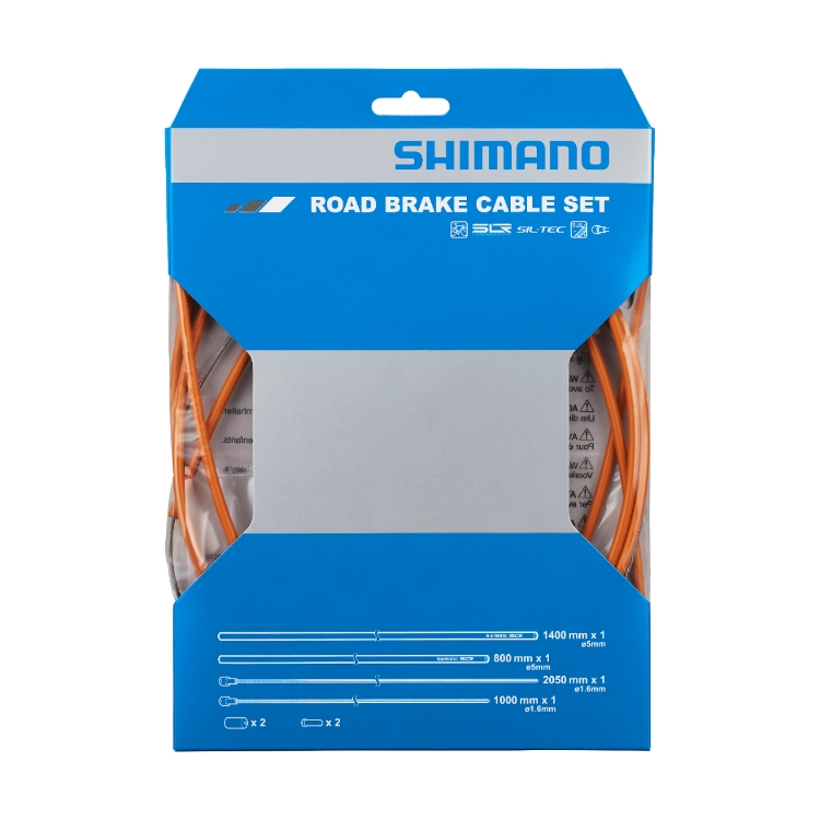 Shimano Bremszugset Road SIL-TEC SP41 orange blister