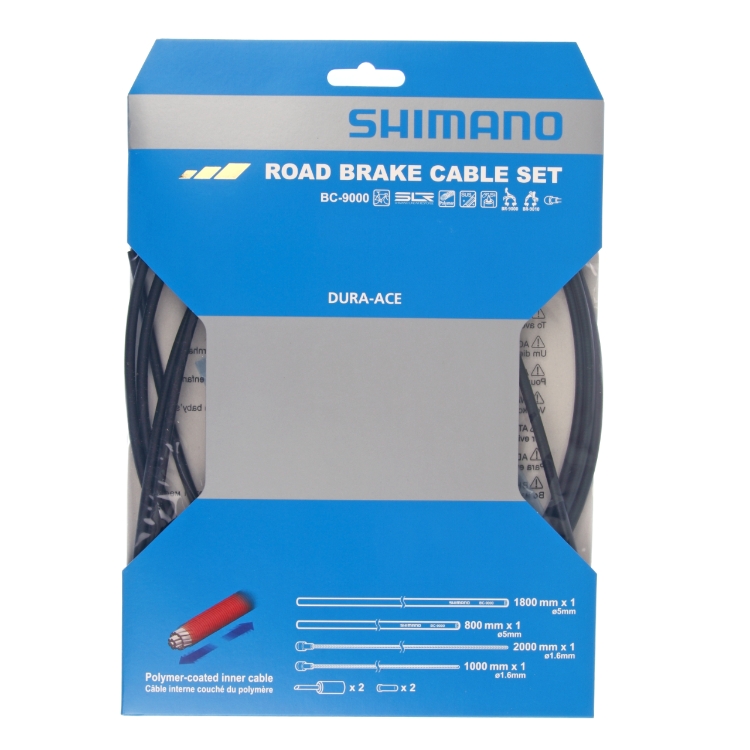 Shimano Bremszugset Road BC-9000 Polymer schwarz Blister